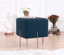 Atelier Del Sofa Puf Bohemio Copper 62 - Navy Blue